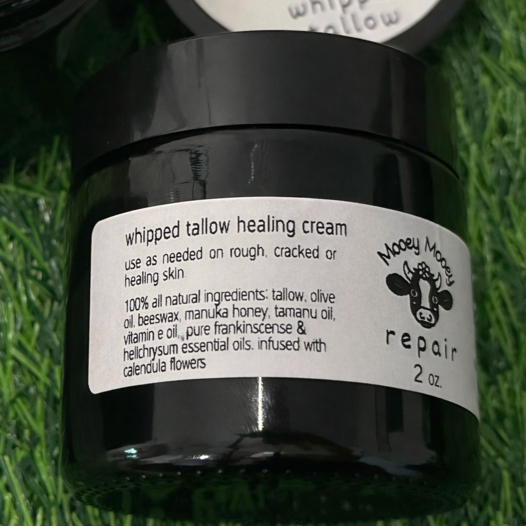 Repair Tallow Healing Cream | Deep Skin Restoration Balm