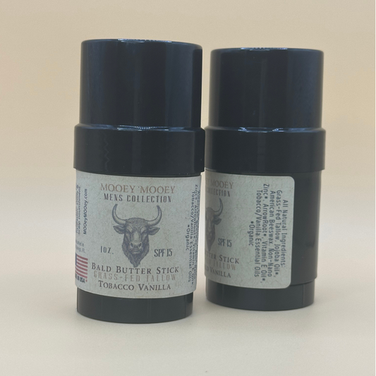 Bald Butter Stick – Clean Hydration for Your Dome - Tallow Moisturizer for Bald Heads