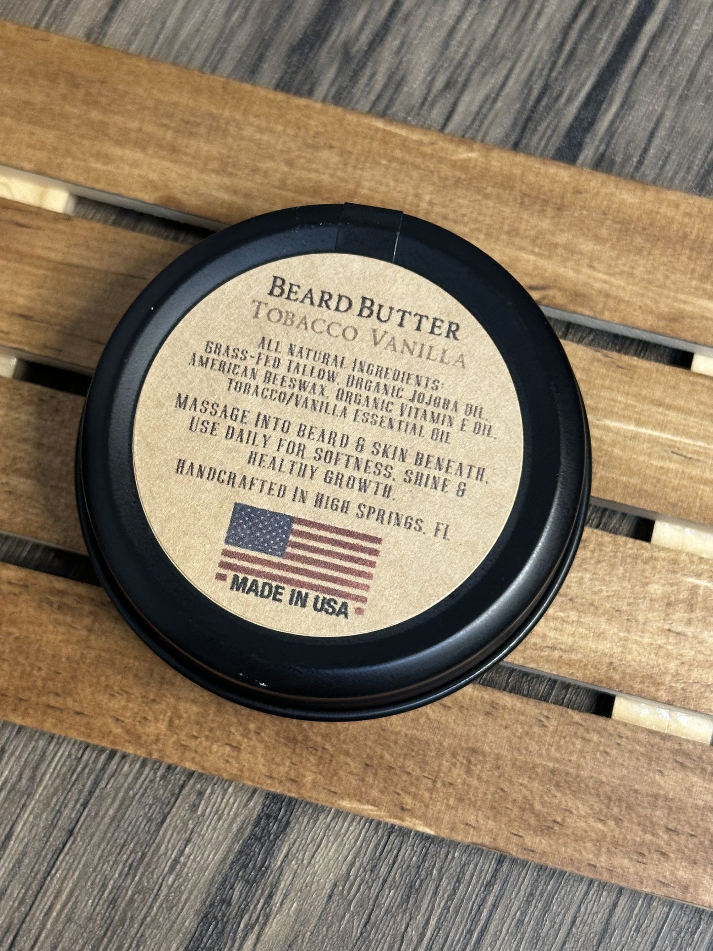 MOOey MOOey grass-fed tallow beard moisturizer – non-toxic balm for beard itch and hydration USA