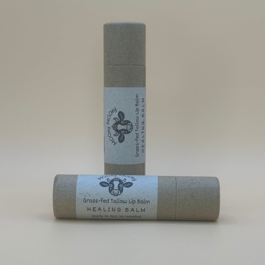 Healing Peppermint Tallow Lip Balm – All-Natural Nourishment & Repair