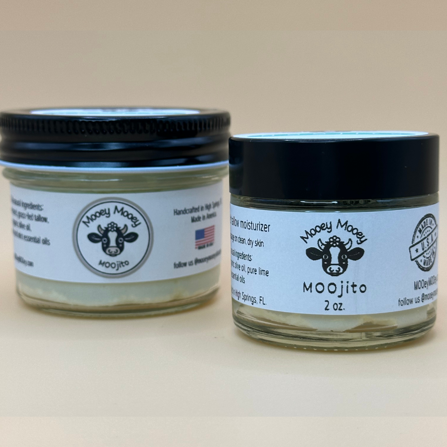 MOOjito Whipped Tallow | Lime & Spearmint Natural Moisturizer