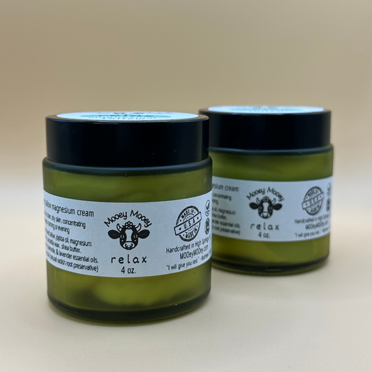 RELAX Magnesium Whipped Tallow – Calming Balm for Stress, Sleep & Muscle Tension