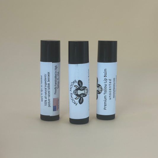 Unscented Tallow Lip Balm