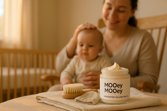 How to Use Tallow for Cradle Cap Removal