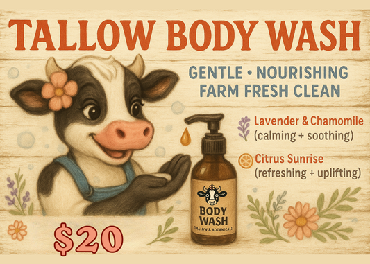 The Truth About Tallow in Body Wash: Clean Skin Without the Stripping