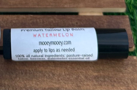 Watermelon Tallow Lip Balm – Limited Summer Scent