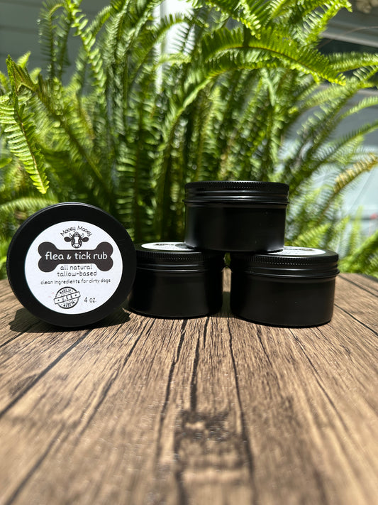 Tail Waggin’ Tallow Flea & Tick Rub – Natural Pest Protection for Pups