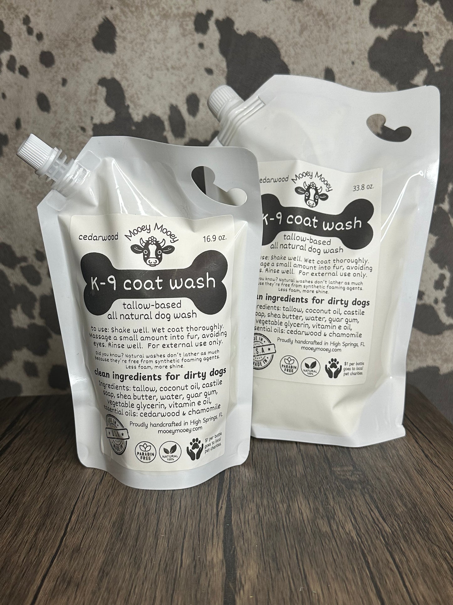 K-9 Coat Wash | Nourishing Tallow Dog Shampoo – Lavender & Chamomile or Cedarwood