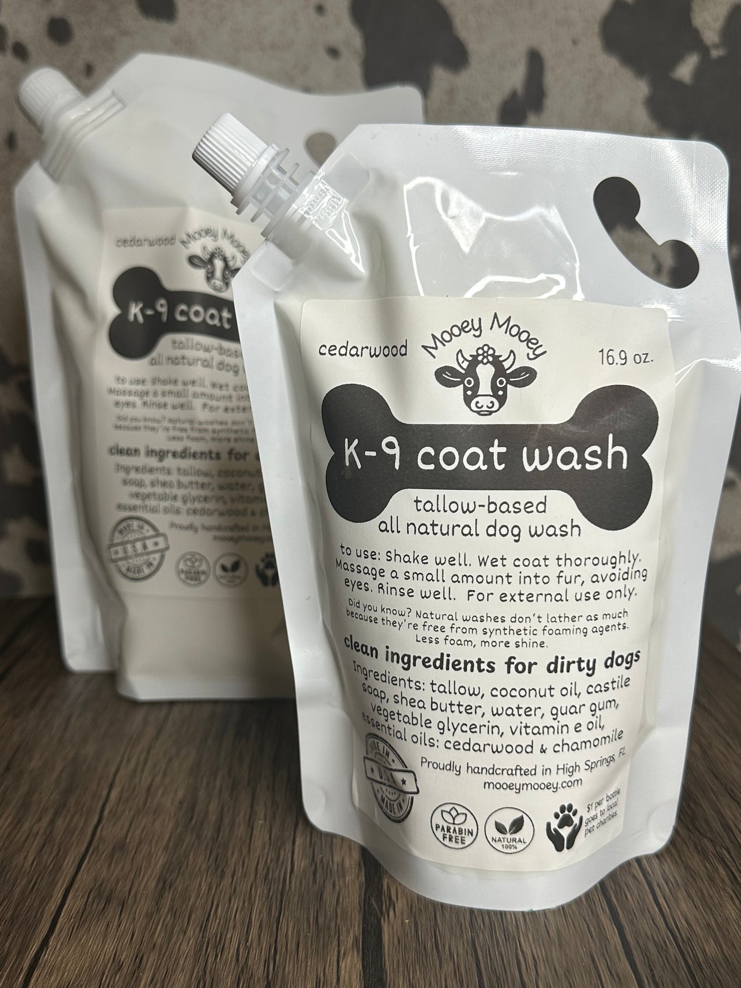 K-9 Coat Wash | Nourishing Tallow Dog Shampoo – Lavender & Chamomile or Cedarwood
