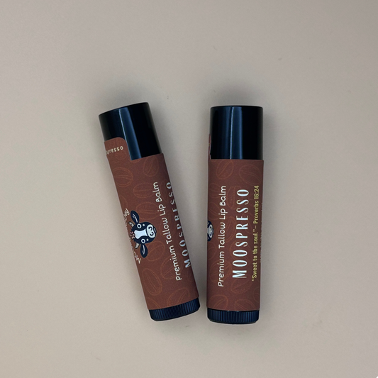 MOOspresso Coffee Infused Tallow Lip Balm