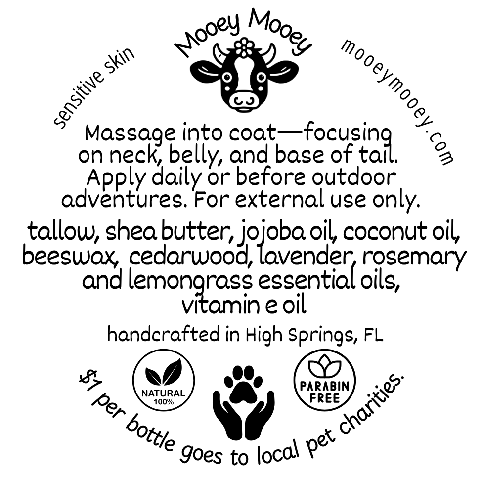 Tail Waggin’ Tallow Flea & Tick Rub – Natural Pest Protection for Pups