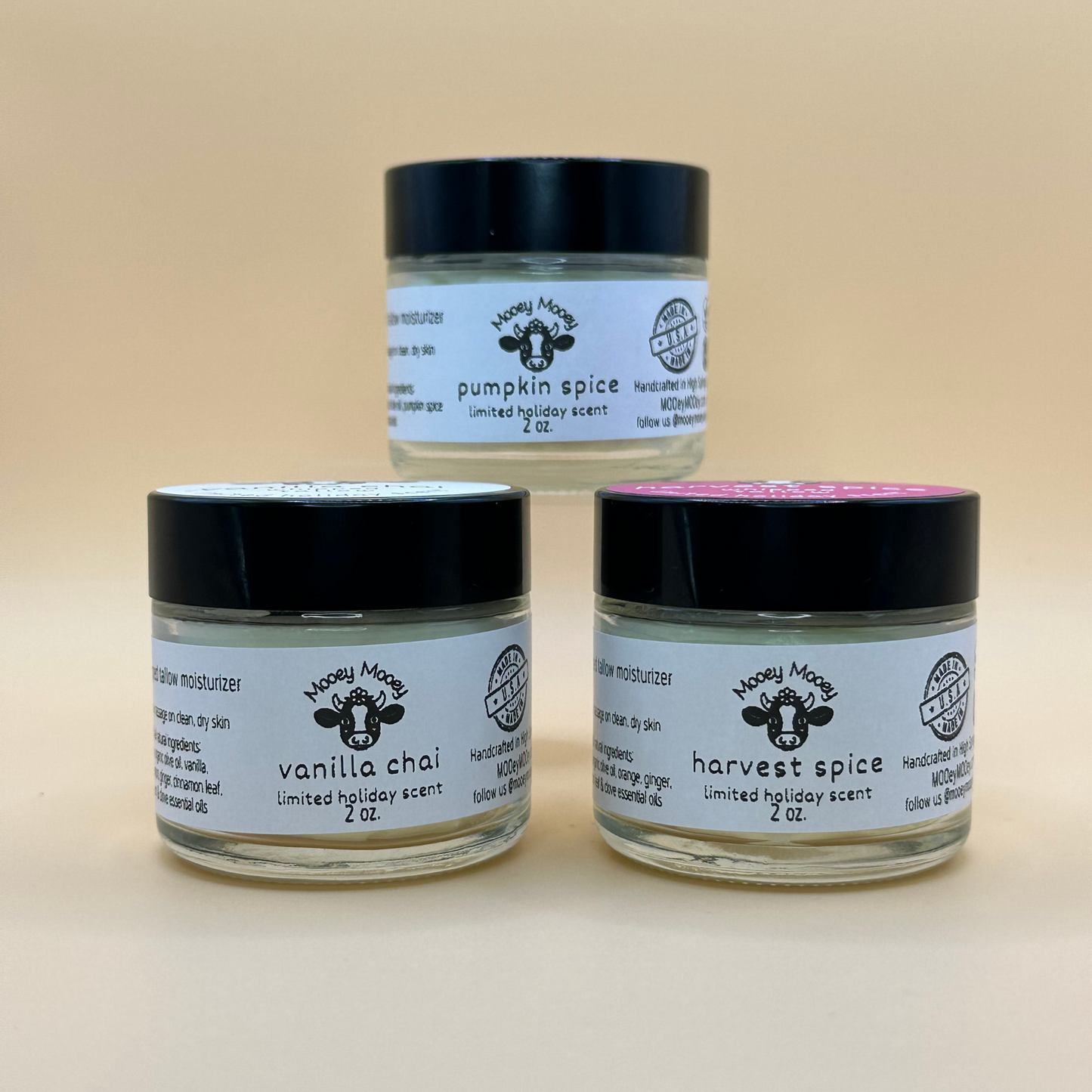 Autumn Glow: Fall Tallow Skincare Trio
