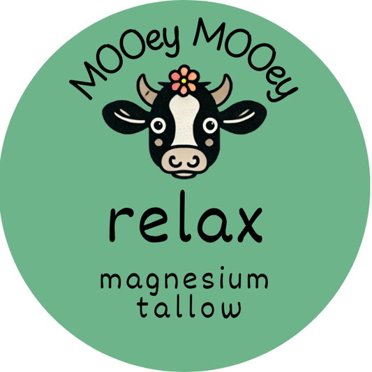 RELAX Magnesium Whipped Tallow – Calming Balm for Stress, Sleep & Muscle Tension