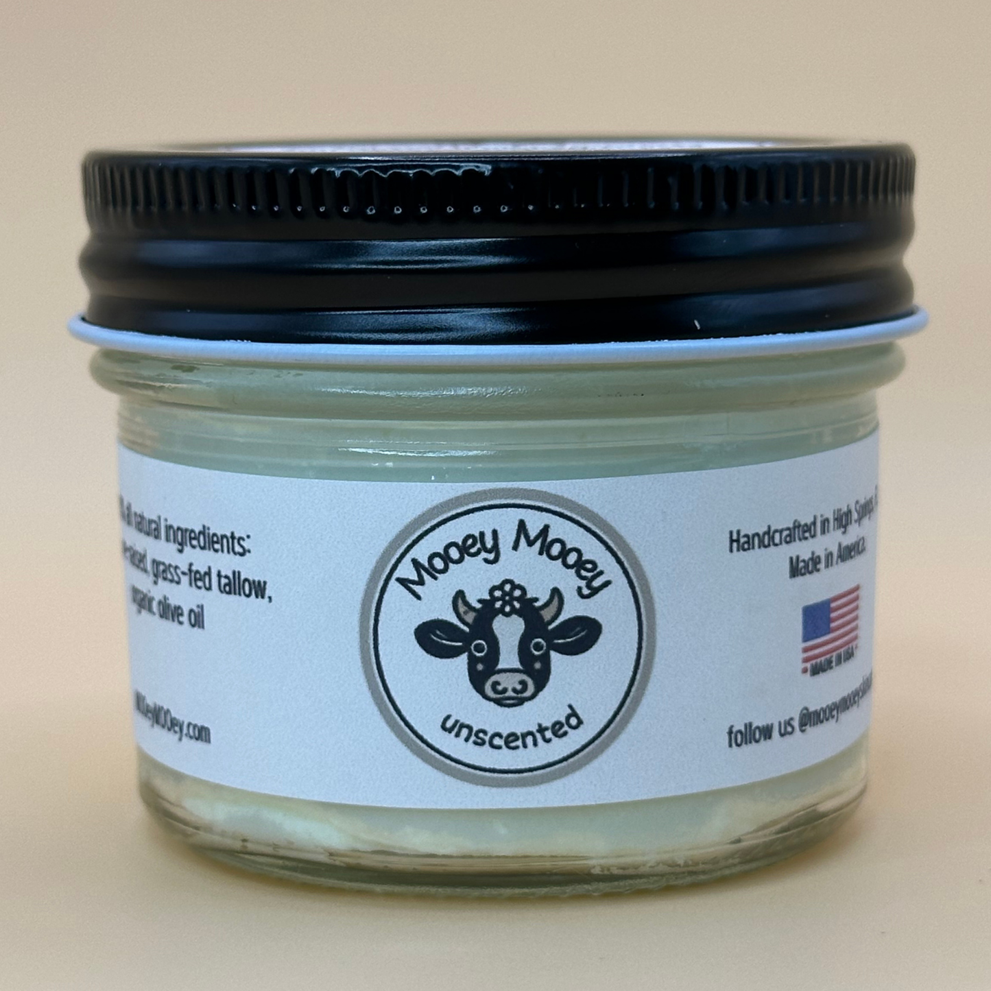 Unscented Grass-fed Whipped Tallow Moisturizer