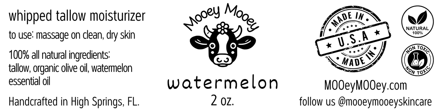 Watermelon Whipped Tallow