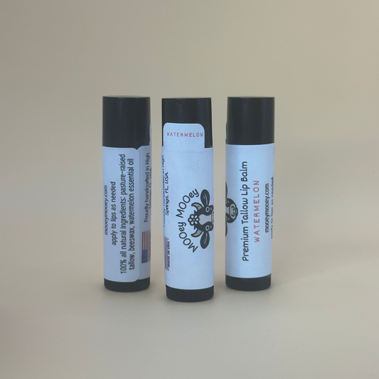 Watermelon Tallow Lip Balm – Limited Summer Scent